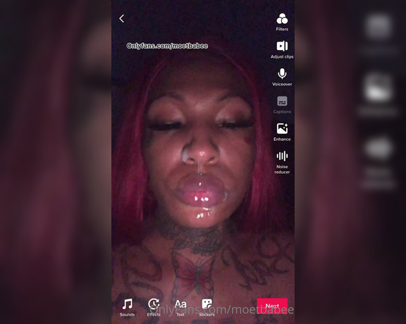 Moetbabee aka moetbabee - 03-13-2022 OnlyFans Video - Facial compilation