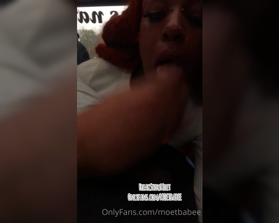 Moetbabee aka moetbabee - 11-16-2022 OnlyFans Video - Bus  Mouthful