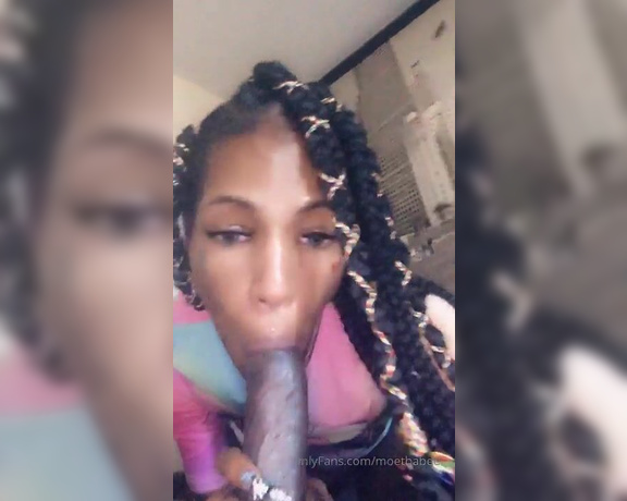 Moetbabee aka moetbabee - 08-30-2019 OnlyFans Video - Im the Real Supahead  always got a D I C K in my mouth