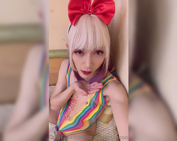 Strawberry Moonshine aka strawberry_moonshine - 03-27-2023 OnlyFans Video - Fresh hot SEMAN in BAD GIRL cosplay on the way Dorami personification x BAD girl version