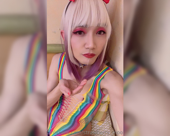 Strawberry Moonshine aka strawberry_moonshine - 03-27-2023 OnlyFans Video - Fresh hot SEMAN in BAD GIRL cosplay on the way Dorami personification x BAD girl version