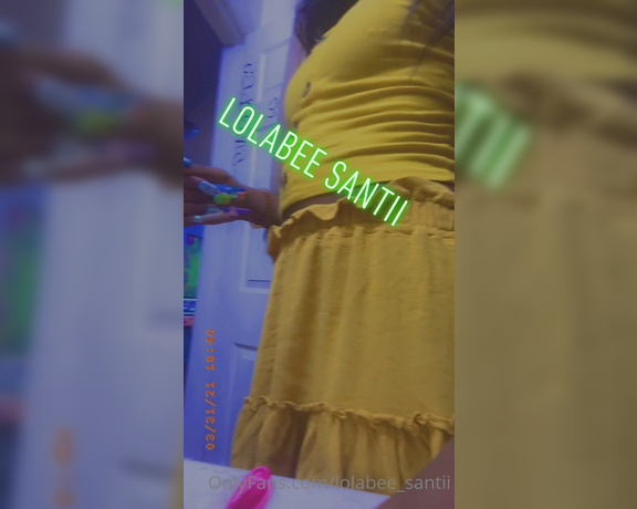 LolaBee Santii aka lolabee_santii - 04-02-2021 OnlyFans Video - Late Hump Day Post