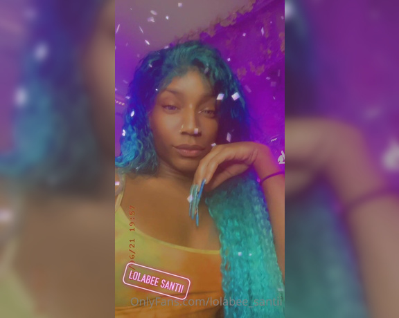 LolaBee Santii aka lolabee_santii - 10-07-2021 OnlyFans Video - Good night baby