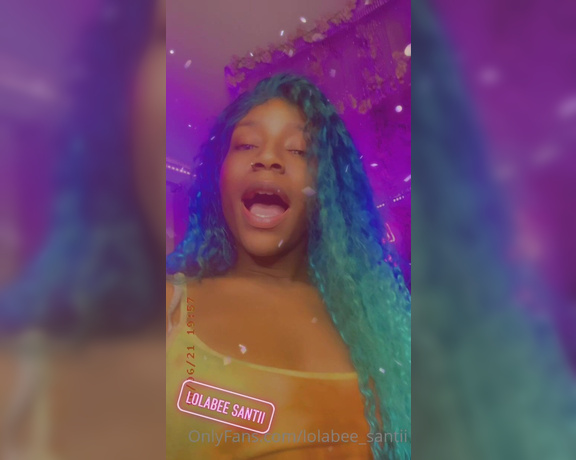 LolaBee Santii aka lolabee_santii - 10-07-2021 OnlyFans Video - Good night baby