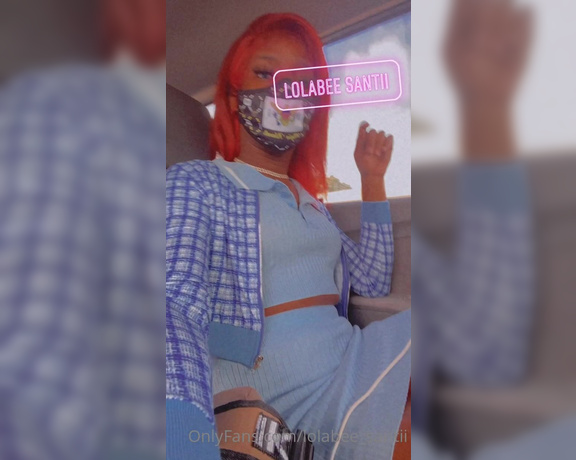 LolaBee Santii aka lolabee_santii - 11-13-2021 OnlyFans Video - Yal ready to watch me stroke whats up under my skirt