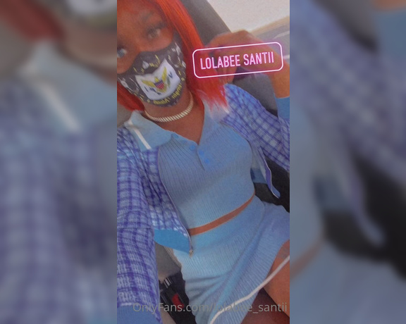 LolaBee Santii aka lolabee_santii - 11-13-2021 OnlyFans Video - Yal ready to watch me stroke whats up under my skirt