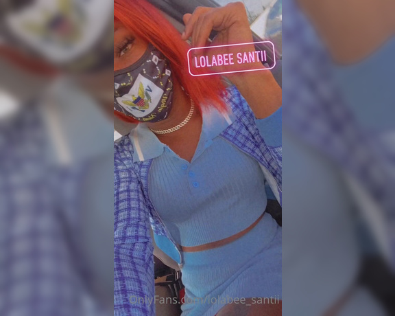 LolaBee Santii aka lolabee_santii - 11-13-2021 OnlyFans Video - Yal ready to watch me stroke whats up under my skirt