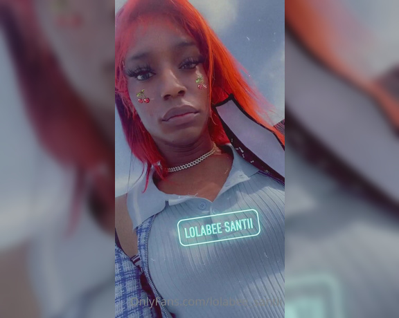 LolaBee Santii aka lolabee_santii - 11-13-2021 OnlyFans Video - Yal ready to watch me stroke whats up under my skirt