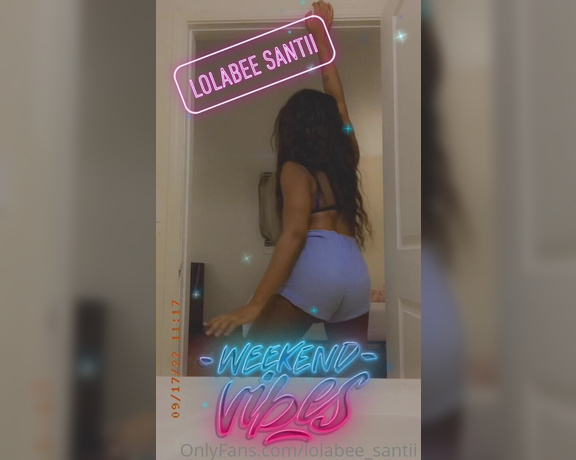 LolaBee Santii aka lolabee_santii - 09-17-2022 OnlyFans Video - Working on content today and dropping all as promised since I groom myself