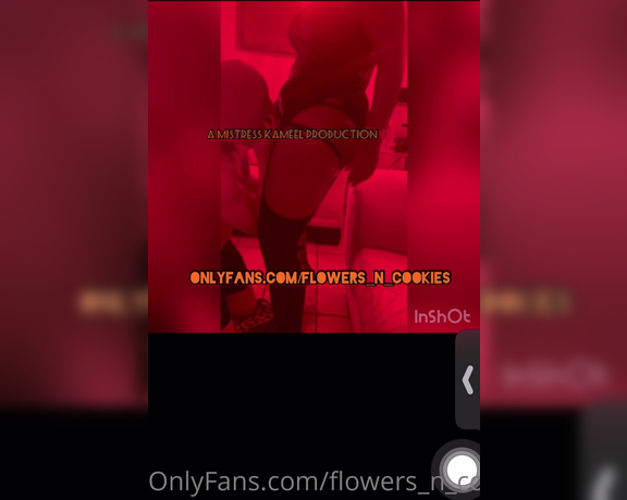 Mistress Kameel aka flowers_n_cookies - 10-30-2022 OnlyFans Video - If you want full video tip 40 inbox and Ill send the full 10min video of