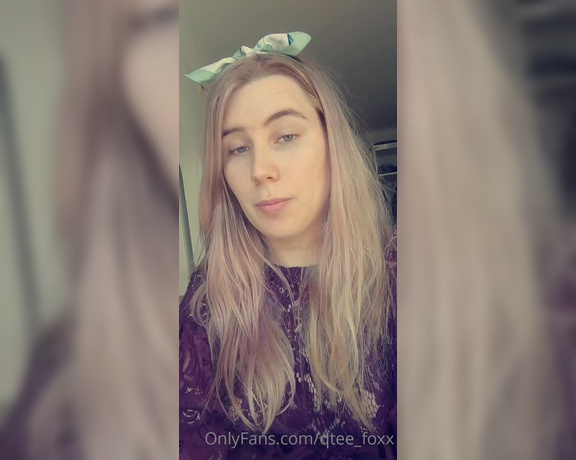 Qtee Foxx aka qtee_foxx - 04-29-2022 OnlyFans Video - I wont be on here for one or two days