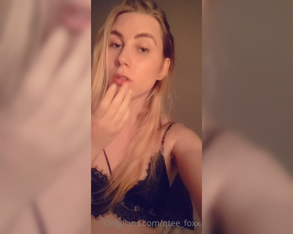 Qtee Foxx aka qtee_foxx - 08-29-2022 OnlyFans Video - Just me after getting a facial