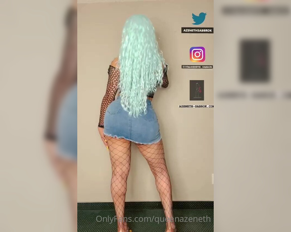 QueenAzeneth aka queenazeneth - 07-13-2021 OnlyFans Video - Did you see whats sneaking out my sexy skirt yet  big time sexy