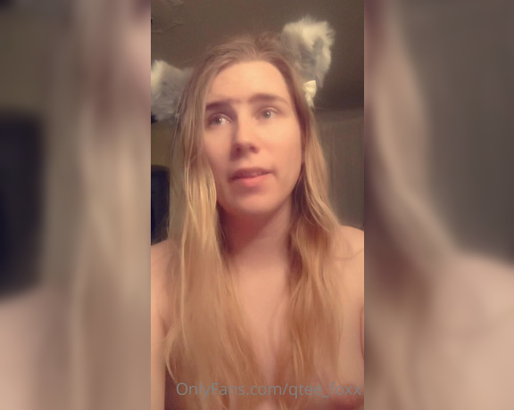 Qtee Foxx aka qtee_foxx - 01-14-2022 OnlyFans Video - Short announcement ft