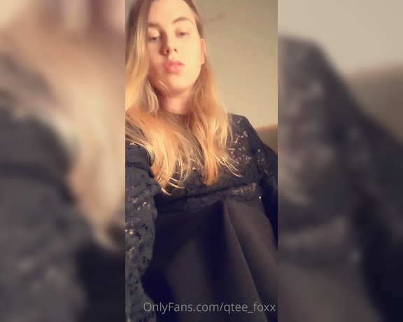 Qtee Foxx aka qtee_foxx - 03-25-2022 OnlyFans Video - Some girldick for you, since you love it so much